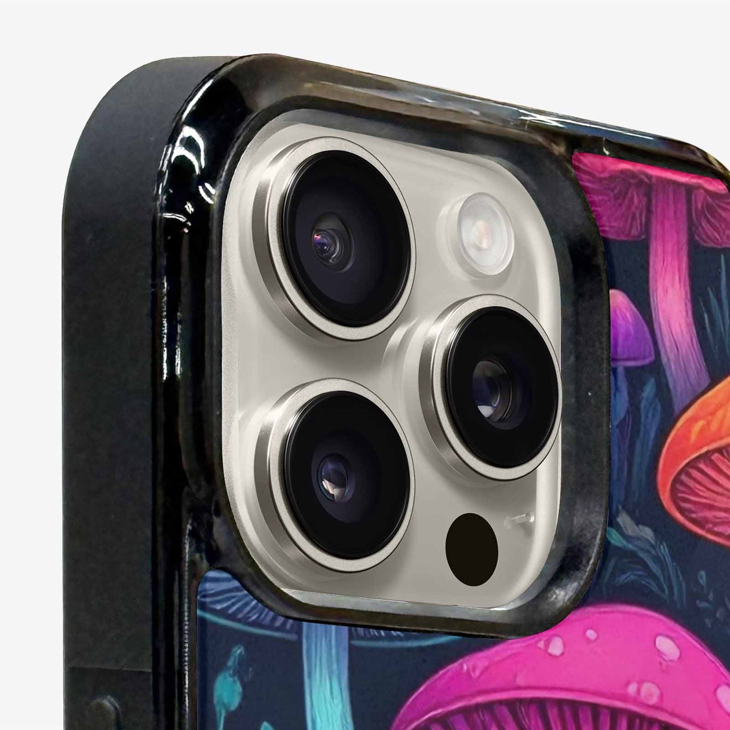 iPhone 16 Pro Max Case — Psychedelic Mushroom, Custom Printed Phone Case