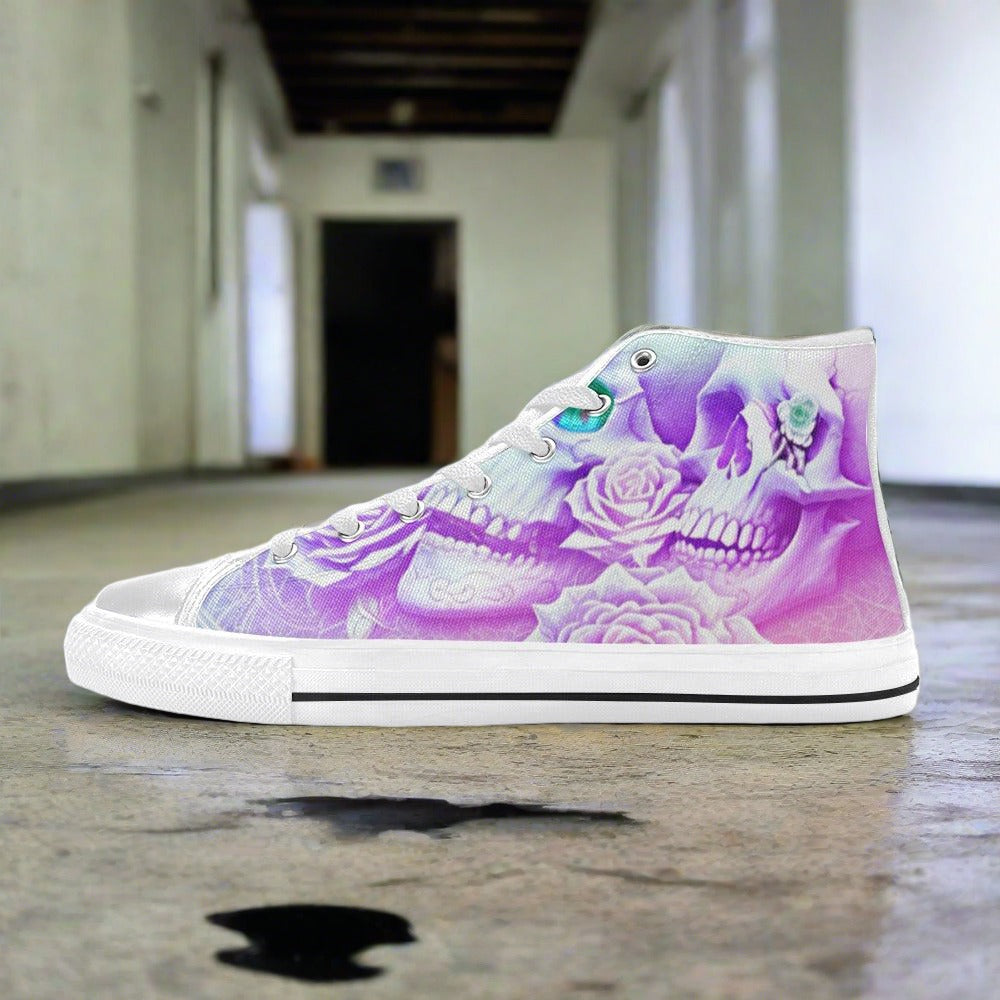 Wolf Dark Cosmic Unique MEN Bold Art - Freaky Shoes | Custom Art Sneakers