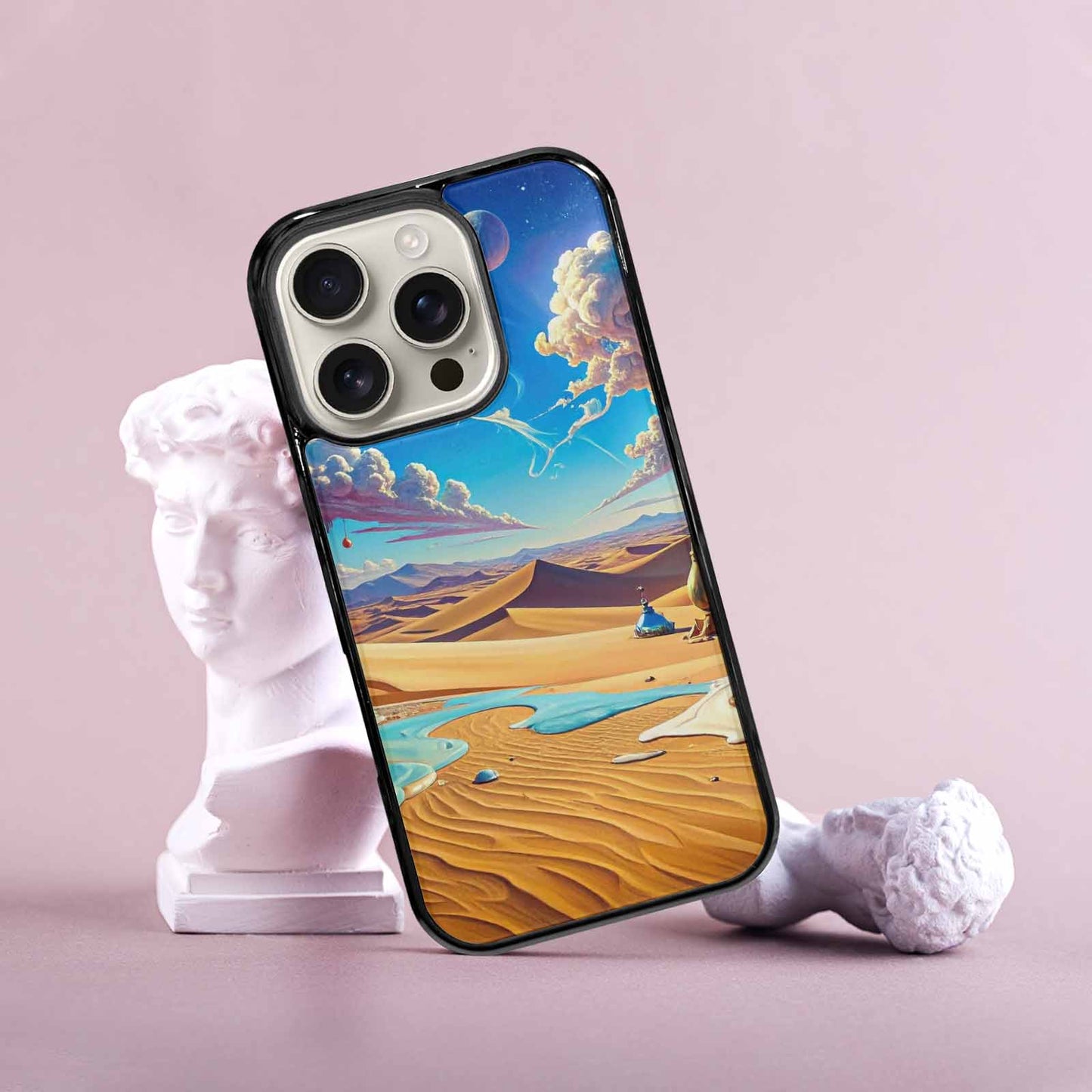 iPhone 16 Pro Case — Surrealist Desert Dreamscape Custom, Custom Designed Case Cover