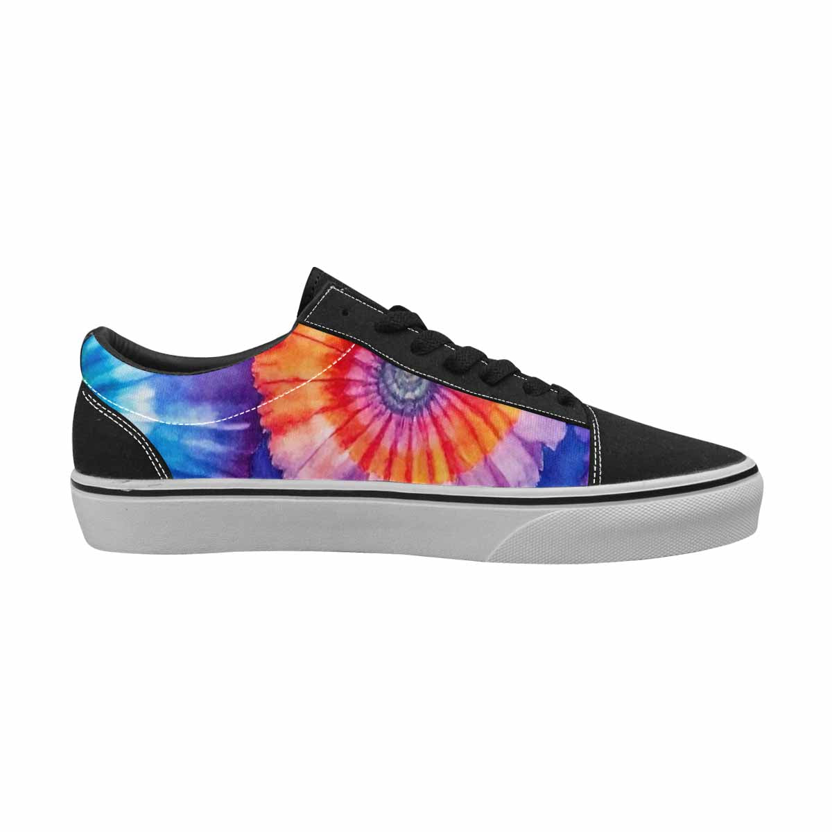 WOMEN'S Tie Dye - Canvas Lace-Up Dark Academia Shoes