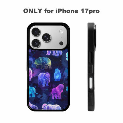 iPhone 17 Pro Case — Watercolor Cryptid Folklore Yeti Watercolor Abstract, Personalized Phone Case