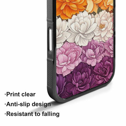 iPhone 17 Case — Lesbian Flag Color Theme Original Art, Customized Protective Case