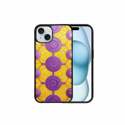iPhone 15 Plus Case — Intersex Flag Color Theme Small Rainbow, Personalized Phone Case
