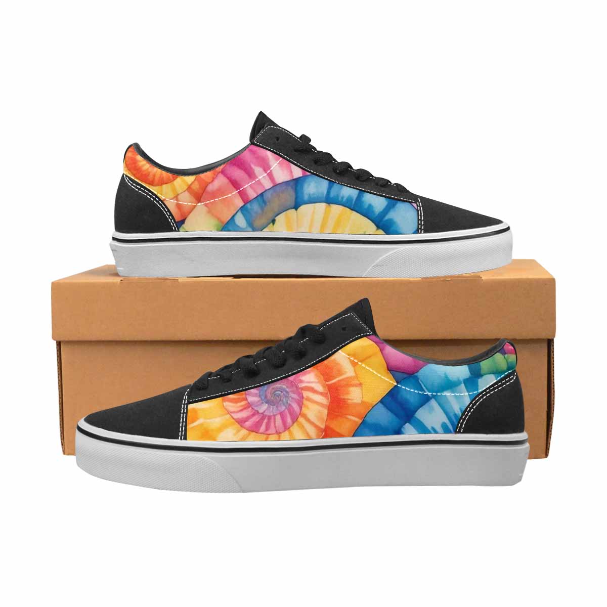 WOMEN'S Tie Lace-Up Canvas Cottagecore Custom Sneakers