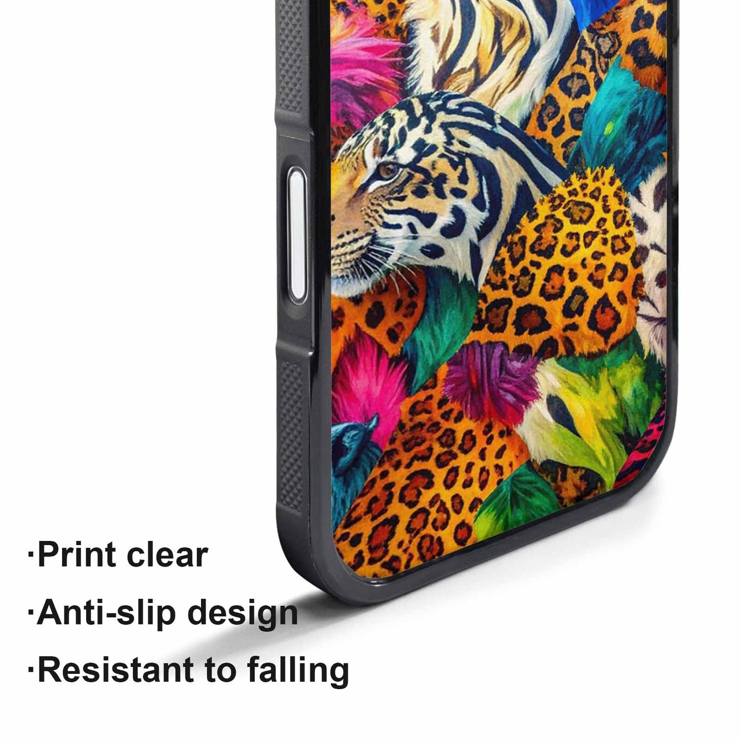 iPhone 17 Pro Case — Full Color Vibrantanimal Print A Animal, Custom Art Phone Cover