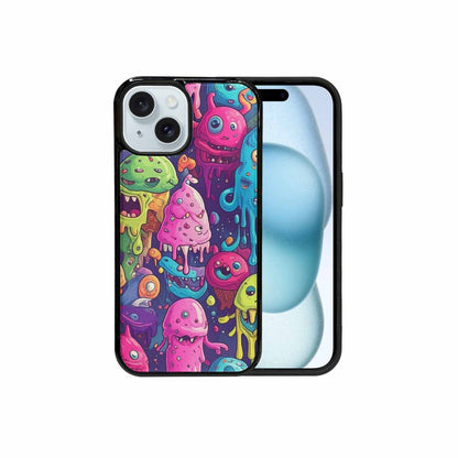 iPhone 15 Case — Melting Ice Cream Monster Charac, Custom Print Case Cover
