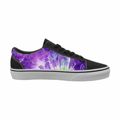 WOMEN'S Tie Dye - Canvas Lace-Up Wallpaper Art Sneakers