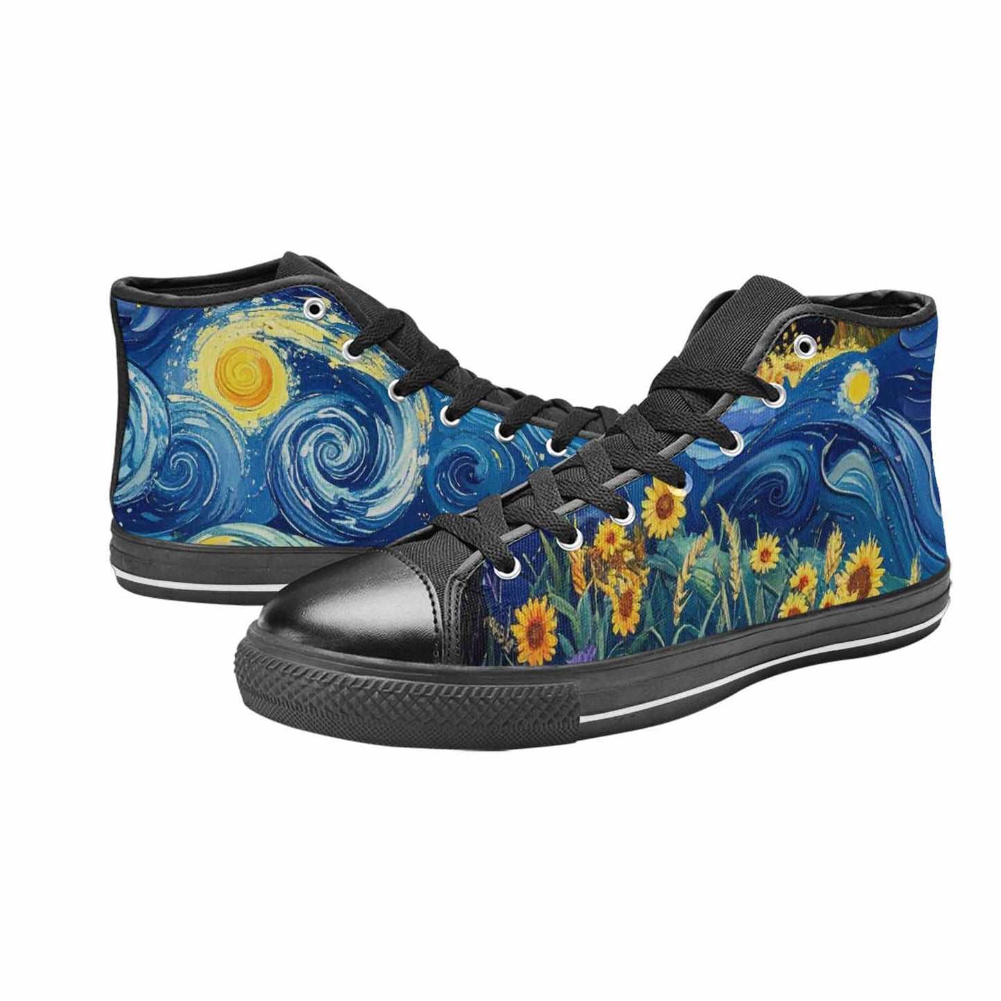 MEN'S Blend All Versions High Top Canvas Grunge Custom Shoes