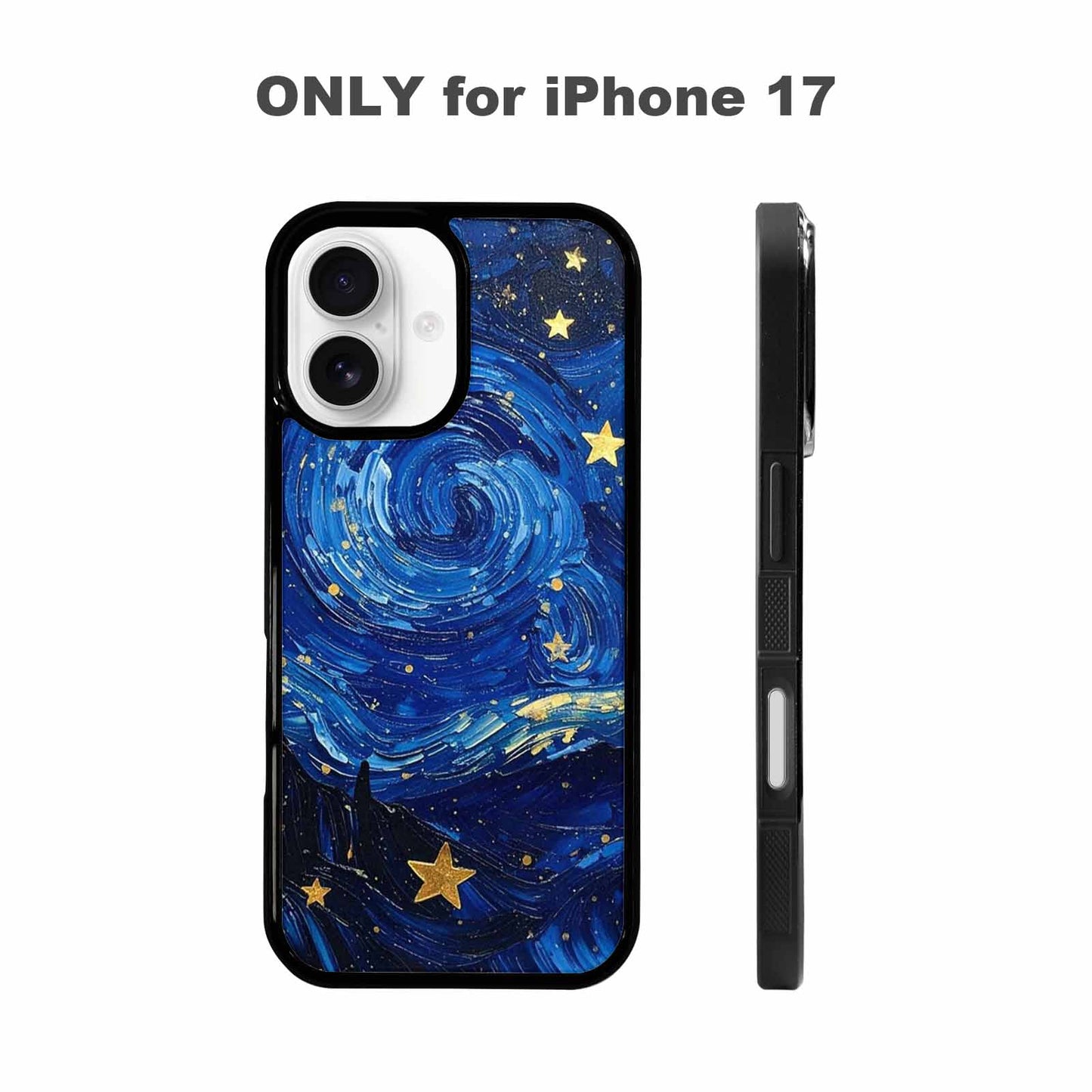iPhone 17 Case — Starry Night Galaxy Space, Custom Print Case Cover