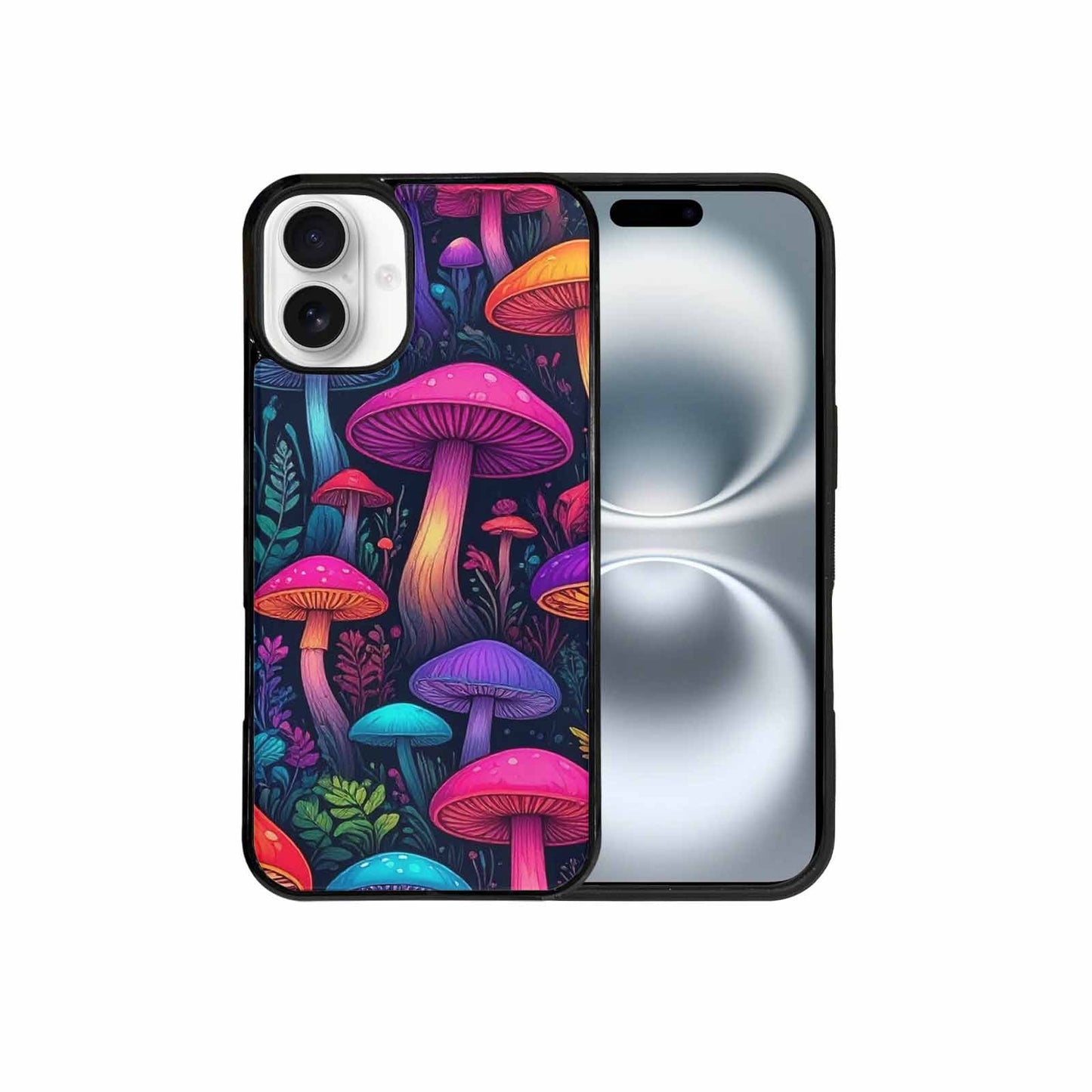 iPhone 16 Plus Case — Psychedelic Mushroom, Original Design Phone Case