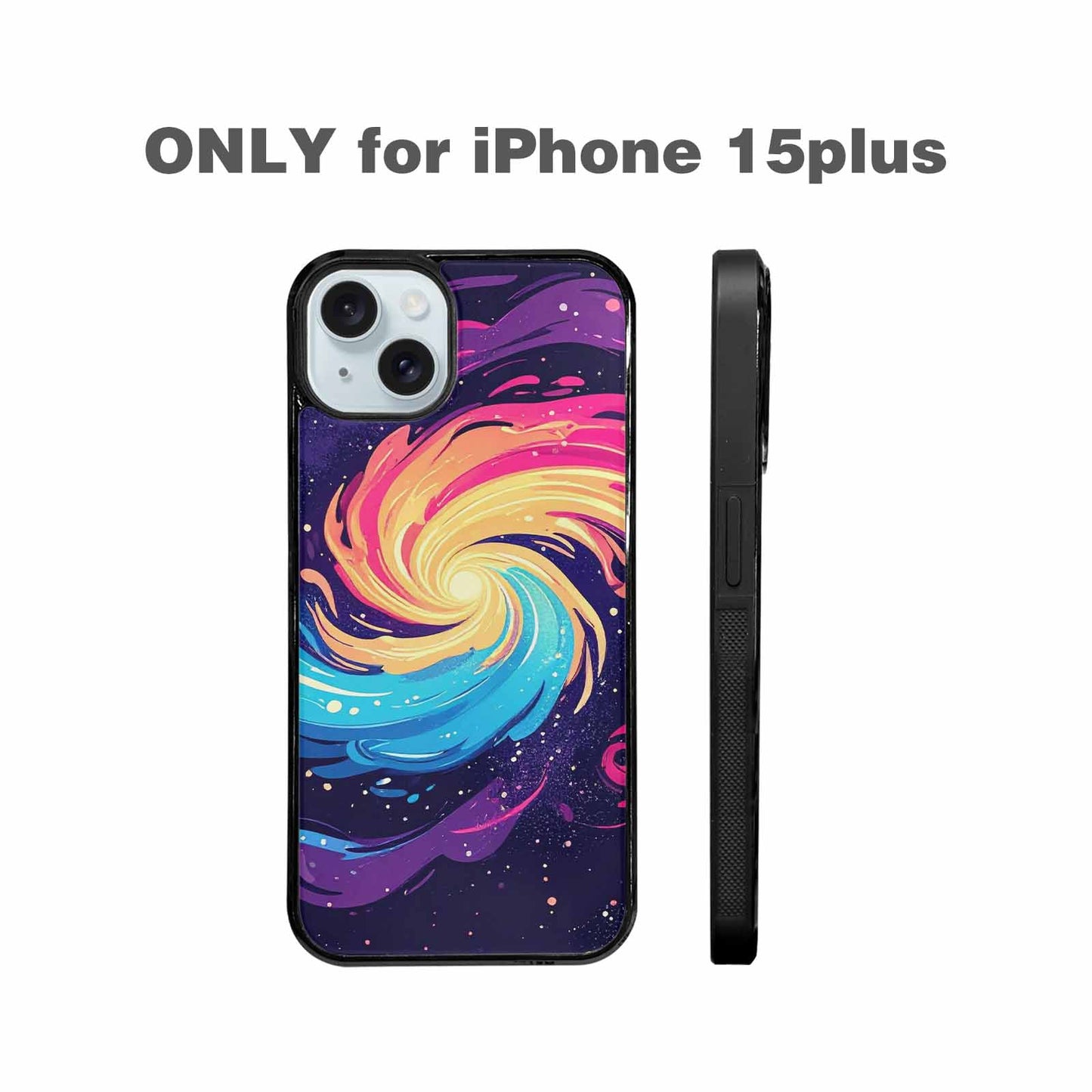 iPhone 15 Plus Case — Love Wins Galaxy Seamless Pattern Vibrant, Custom Designed Case Cover