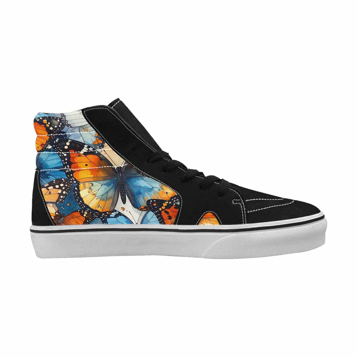 MEN'S Butterfly Wing High Top Canvas Grunge Sneakers