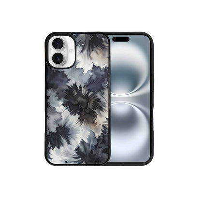iPhone 16 Plus Case — Tie Dye Black And Gray Blended, Customized Protective Case