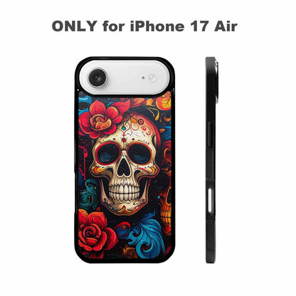 iPhone 17 Air Case — Graffiti Skull Gothic Skulls, Custom Printed Phone Case