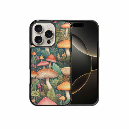iPhone 16 Pro Case — Mushrooms Botanicalmushrooms P, Custom Designed Case Cover