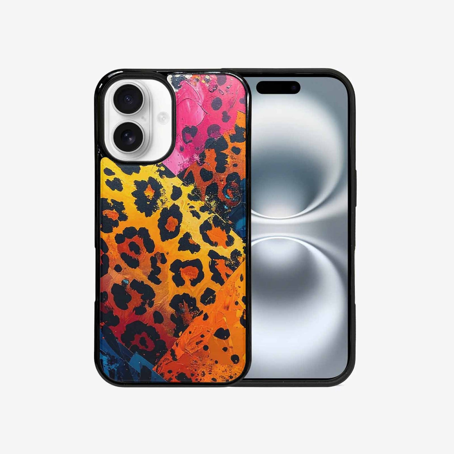 iPhone 16 Case — Full Color Vibrant Animal Print Animal, Custom Printed Phone Case