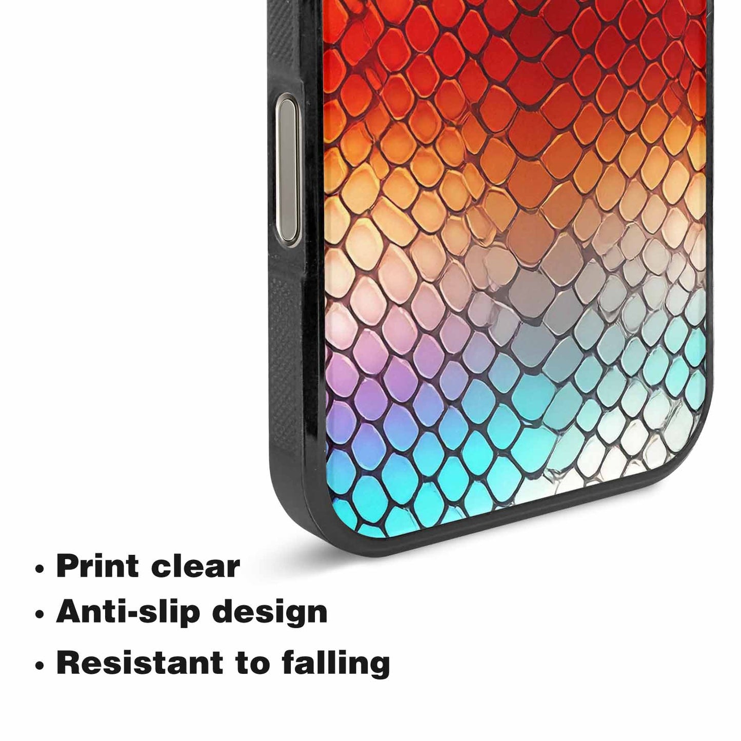 iPhone 16 Pro Max Case — Dark Snake Print Custom, Custom Printed Phone Case