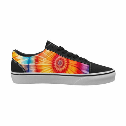 WOMEN'S Tie Dye Swirl Canvas Lace-Up Surreal Shoes