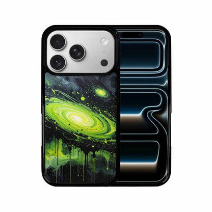 iPhone 17 Pro Case — Seamless Repeating Pattern Of Overlapping Galaxy, Custom Printed Phone Case