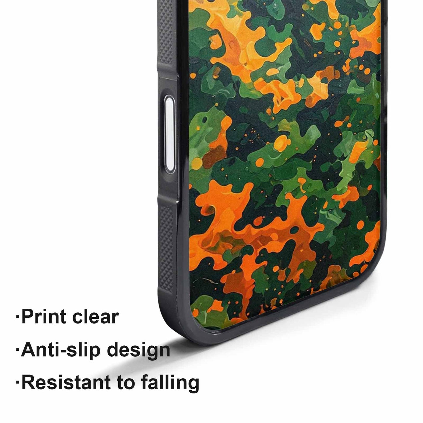 iPhone 17 Pro Max Case — Small Military Camouflage Blotch Camo, Original Design Phone Case