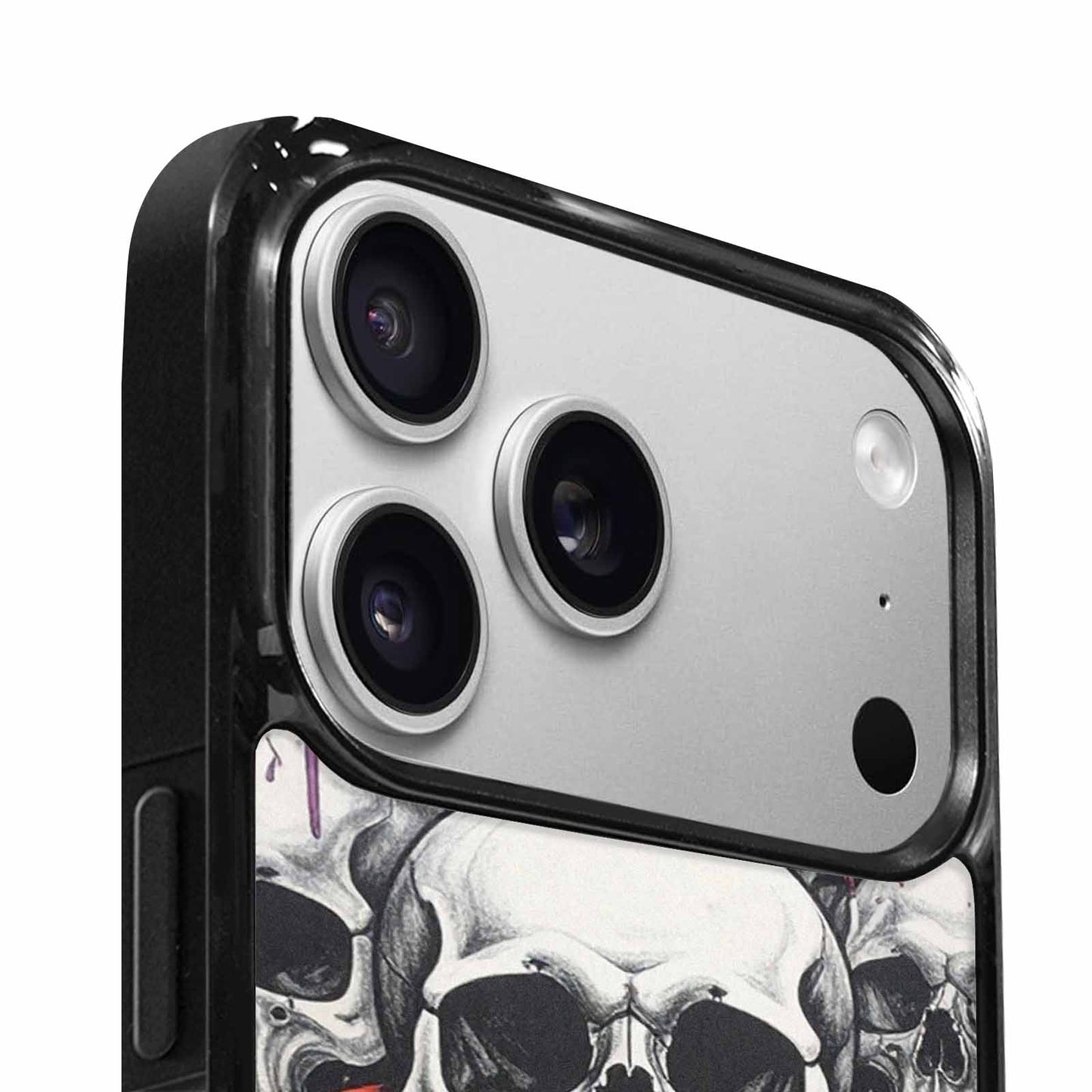 iPhone 17 Pro Max Case — Rainbow From Skull\'s Mouth Gothic Skulls, Unique Phone Case Design
