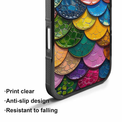iPhone 17 Case — Reptile Scale Full Color Original Art, Custom Phone Case