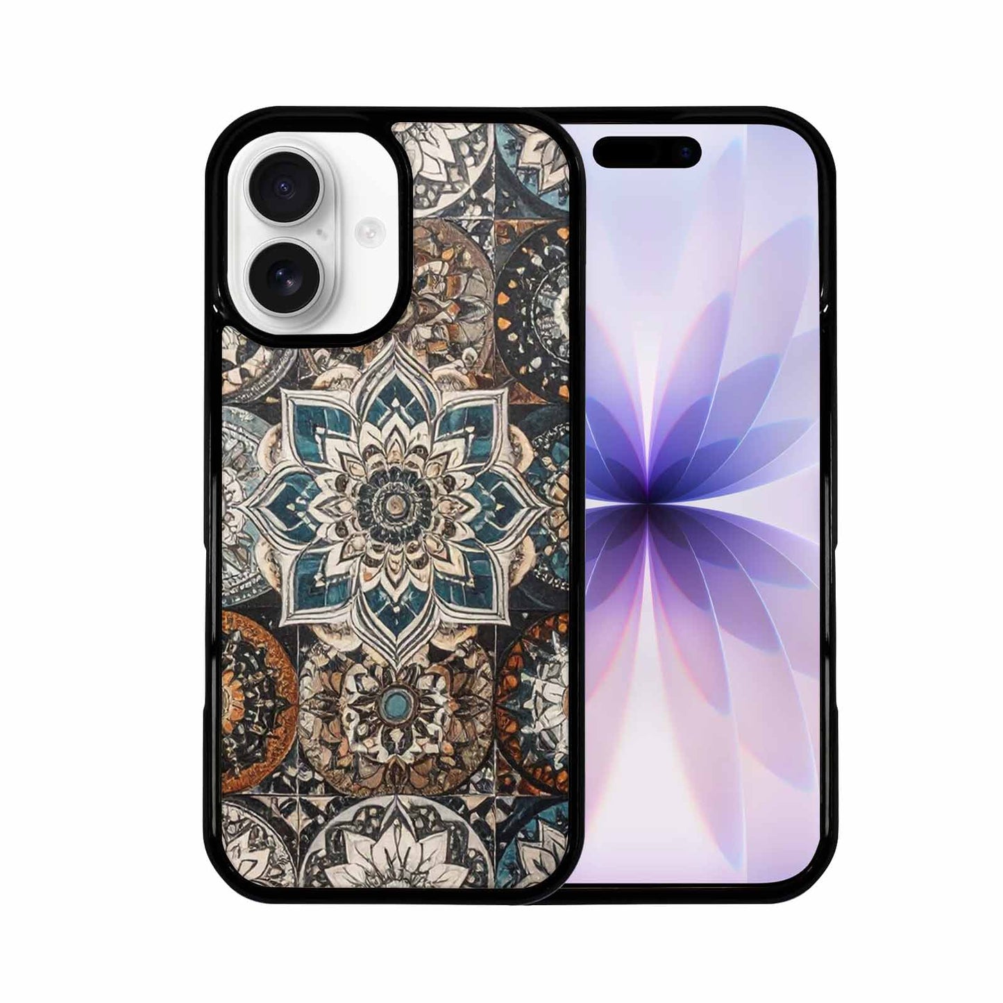 iPhone 17 Case — Small Mandala Pattern, Randomly Floral, Customized Protective Case