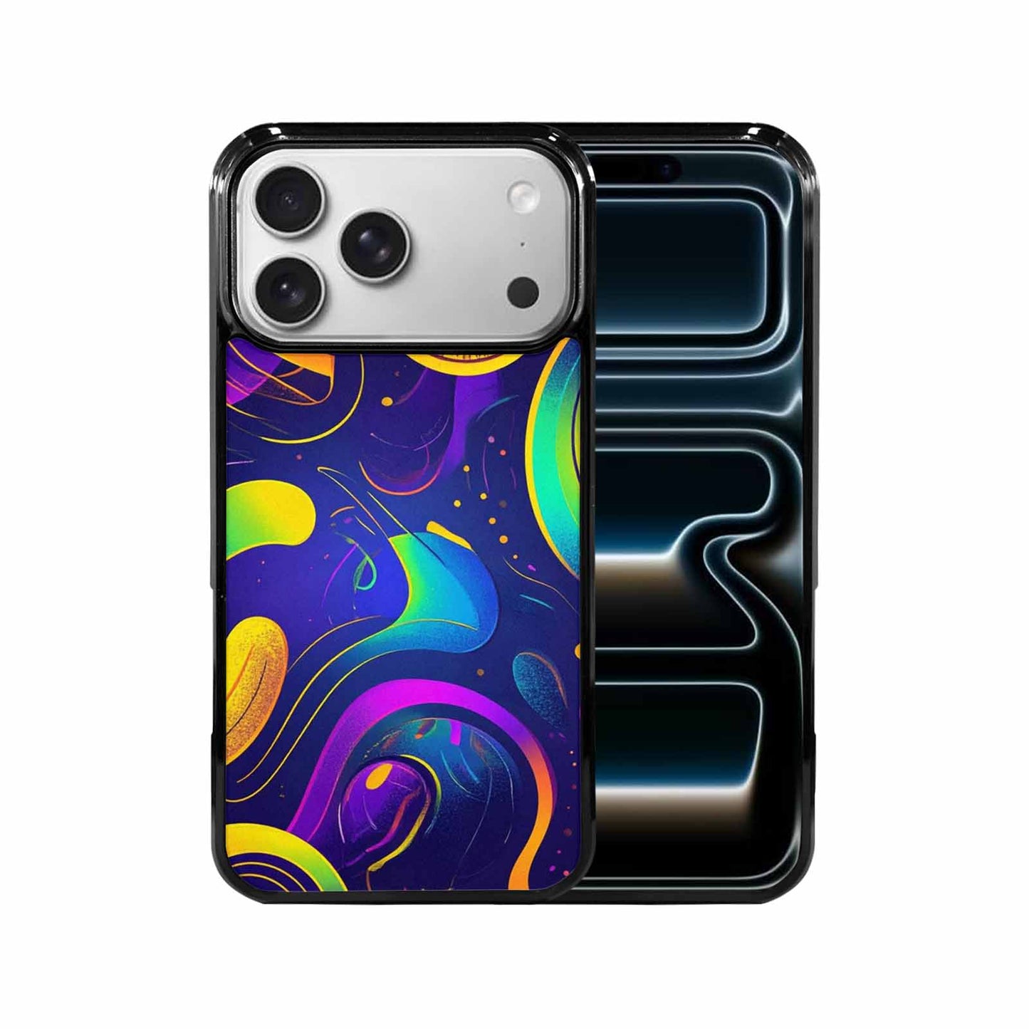 iPhone 17 Pro Max Case — Disco Cartoon Art Pattern Cartoon Cute, Custom Printed Phone Case