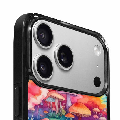 iPhone 17 Pro Max Case — Mushrooms Tie Dyemushrooms Pat Tie Dye, Custom Made Phone Cover