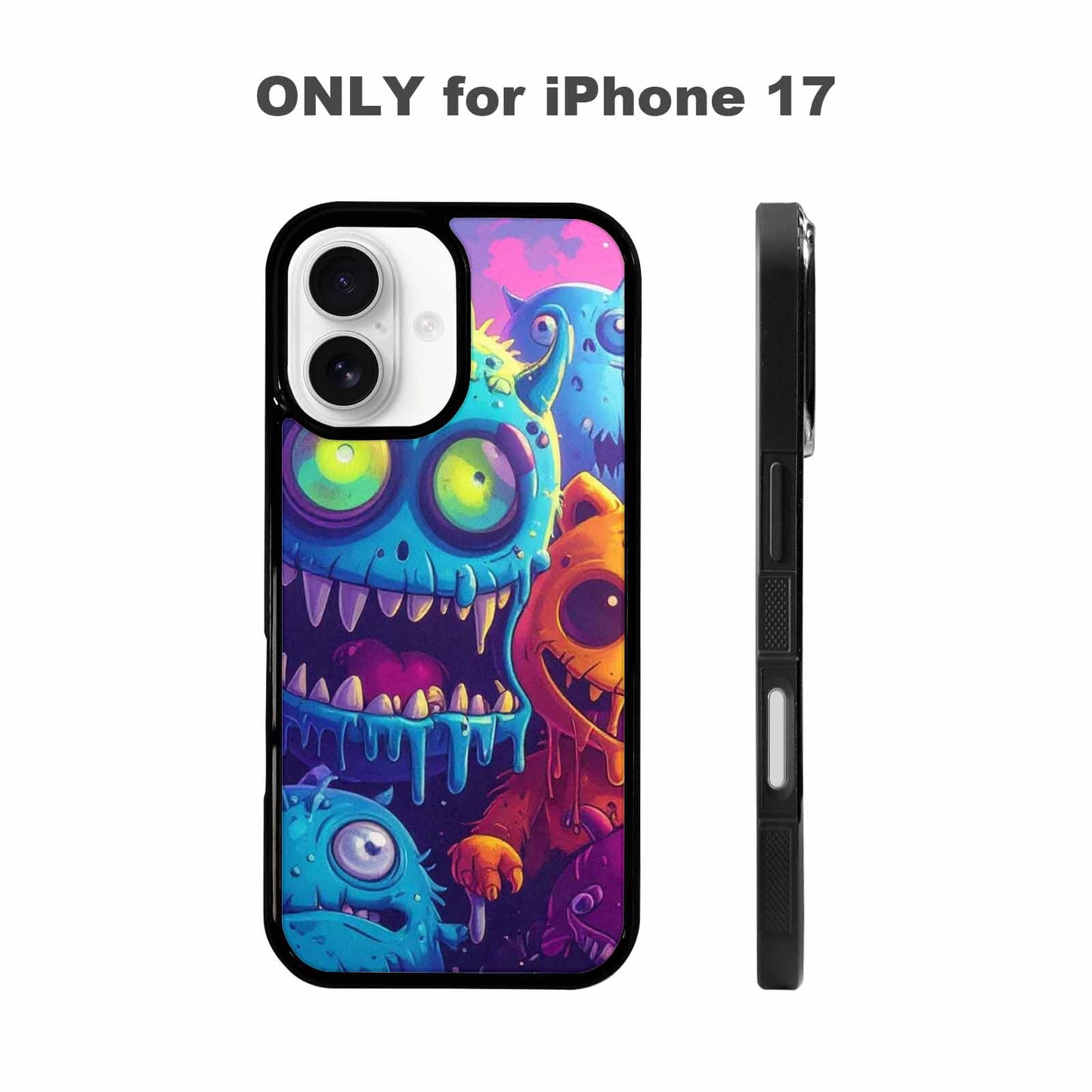 iPhone 17 Case — Overlapping Endlessly No Empty Galaxy Space, Custom Made Phone Cover