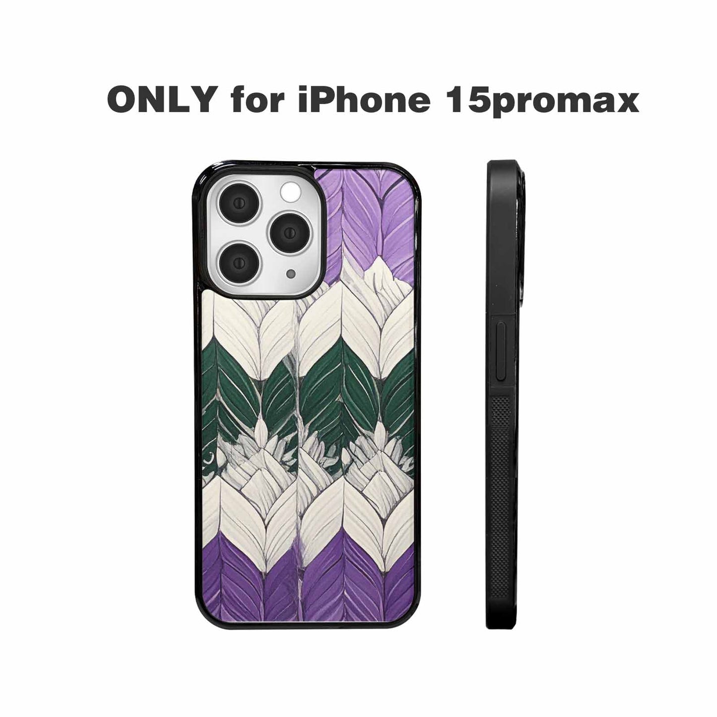 iPhone 15 Pro Max Case — Genderqueer Flag Color Theme Small Rainbow, Custom Art Phone Cover