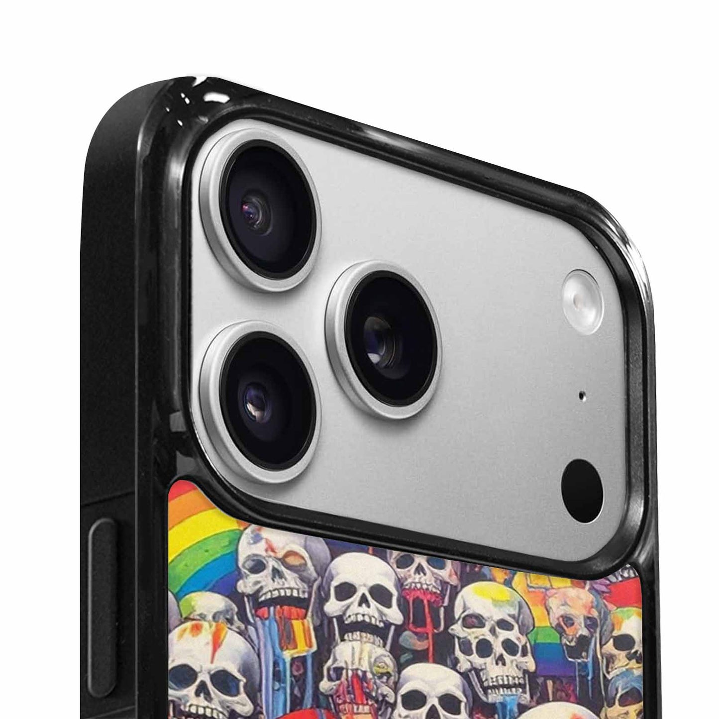 iPhone 17 Pro Case — Rainbow From Skulls Mouth Skulls Gothic, Custom Designed Case Cover