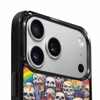 iPhone 17 Pro Case — Rainbow From Skulls Mouth Skulls Gothic, Custom Designed Case Cover
