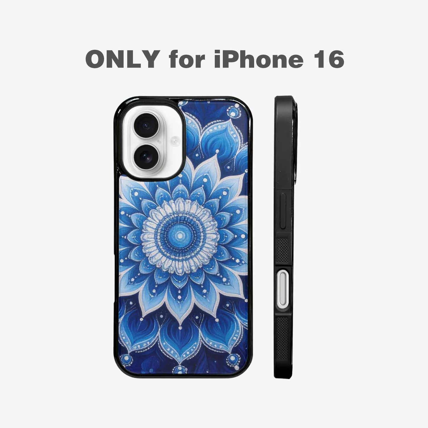 iPhone 16 Case — Boho Mandala Custom, Custom Printed Phone Case