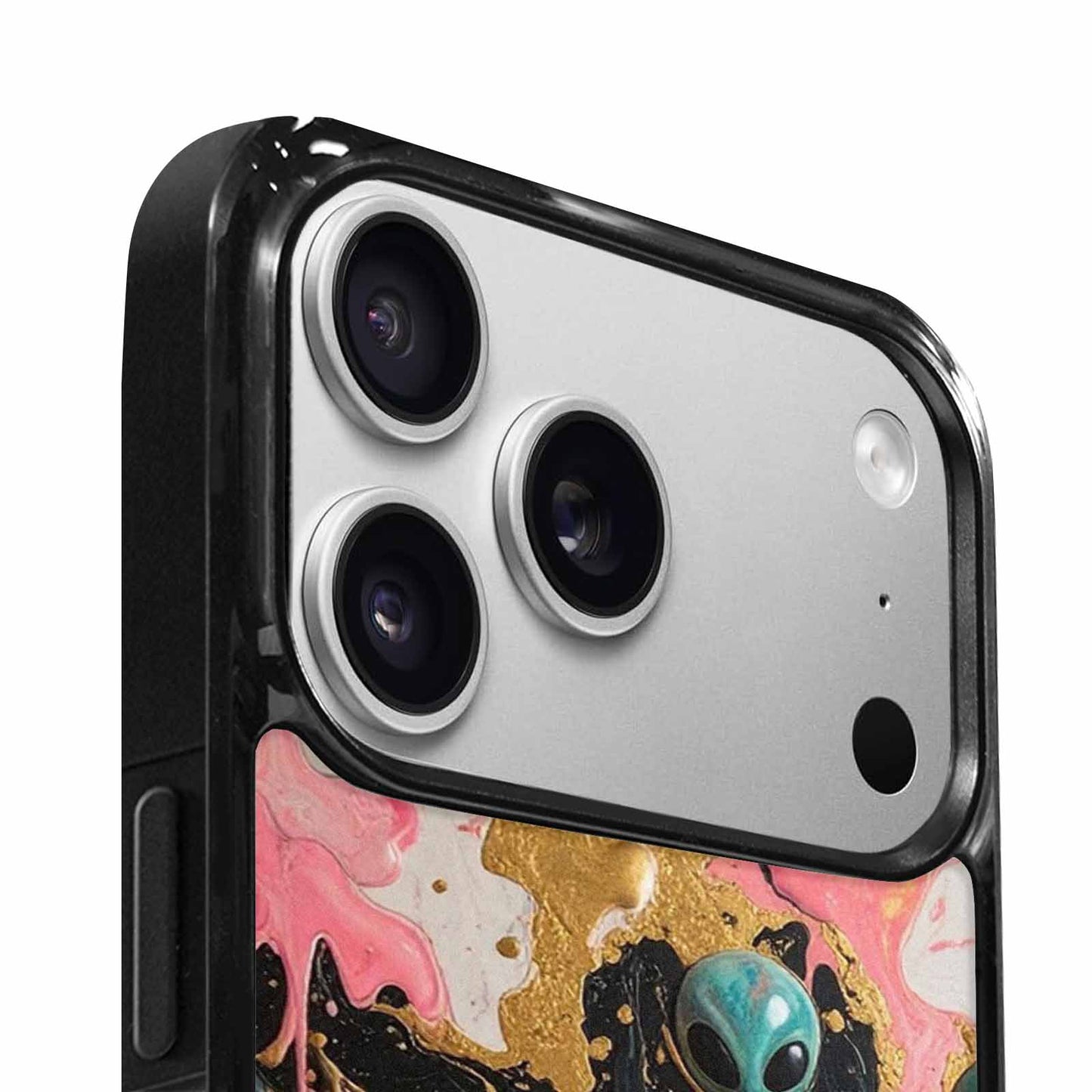 iPhone 17 Pro Max Case — Aliens Marblemelting Aliens Pa Alien Scifi, Custom Phone Case