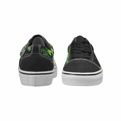 WOMEN'S Sea Creature Burst Lace-Up Canvas Vibrant Chaos Sneakers