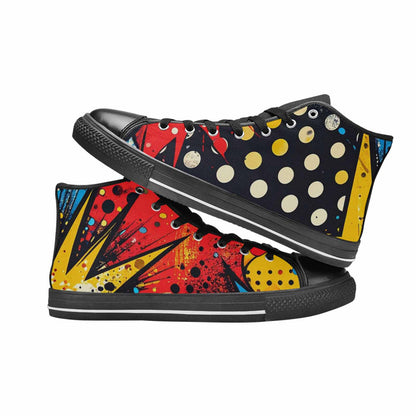 MEN'S Comic Book Halftone High Top Canvas Dreamcore Shoes