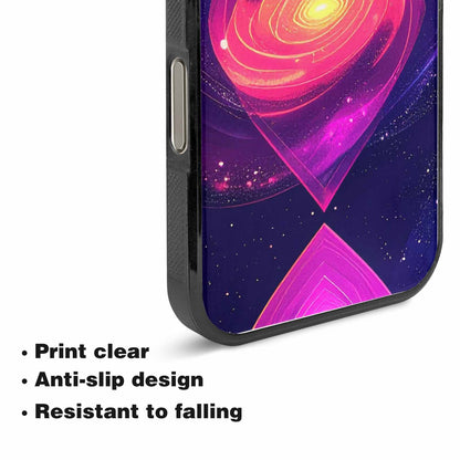 iPhone 15 Pro Max Case — Rose Galaxy Art Seamless Pattern Vibrant, Custom Printed Phone Case