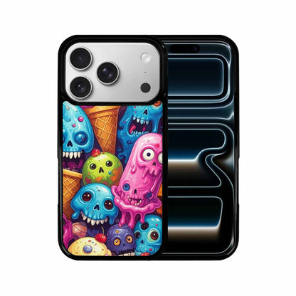iPhone 17 Pro Case — Ice Cream Monsters Skullsmelti Cye Gothic, Custom Phone Case