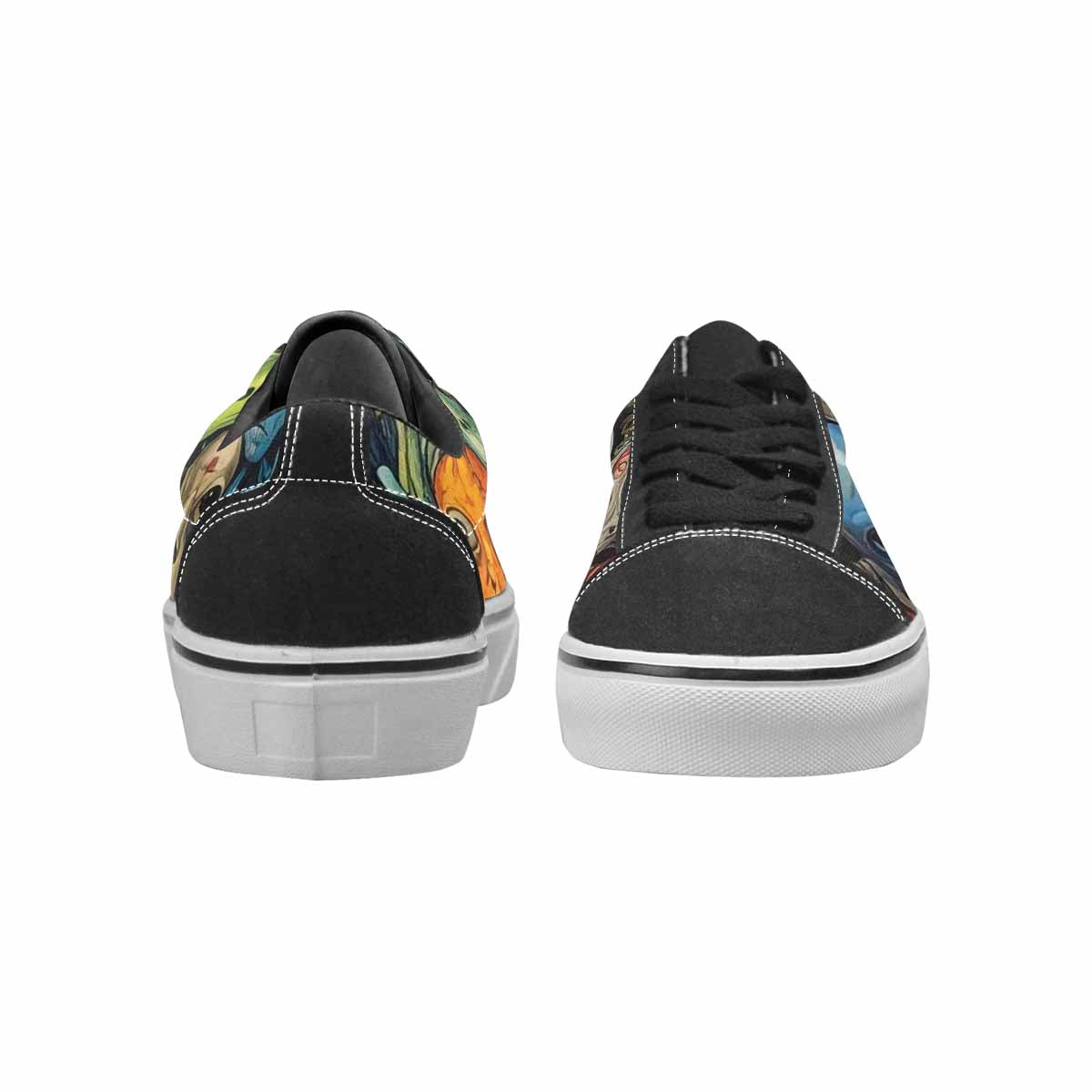 WOMEN'S Aliens × Camo Aliens Lace-Up Canvas Vivid Custom Sneakers