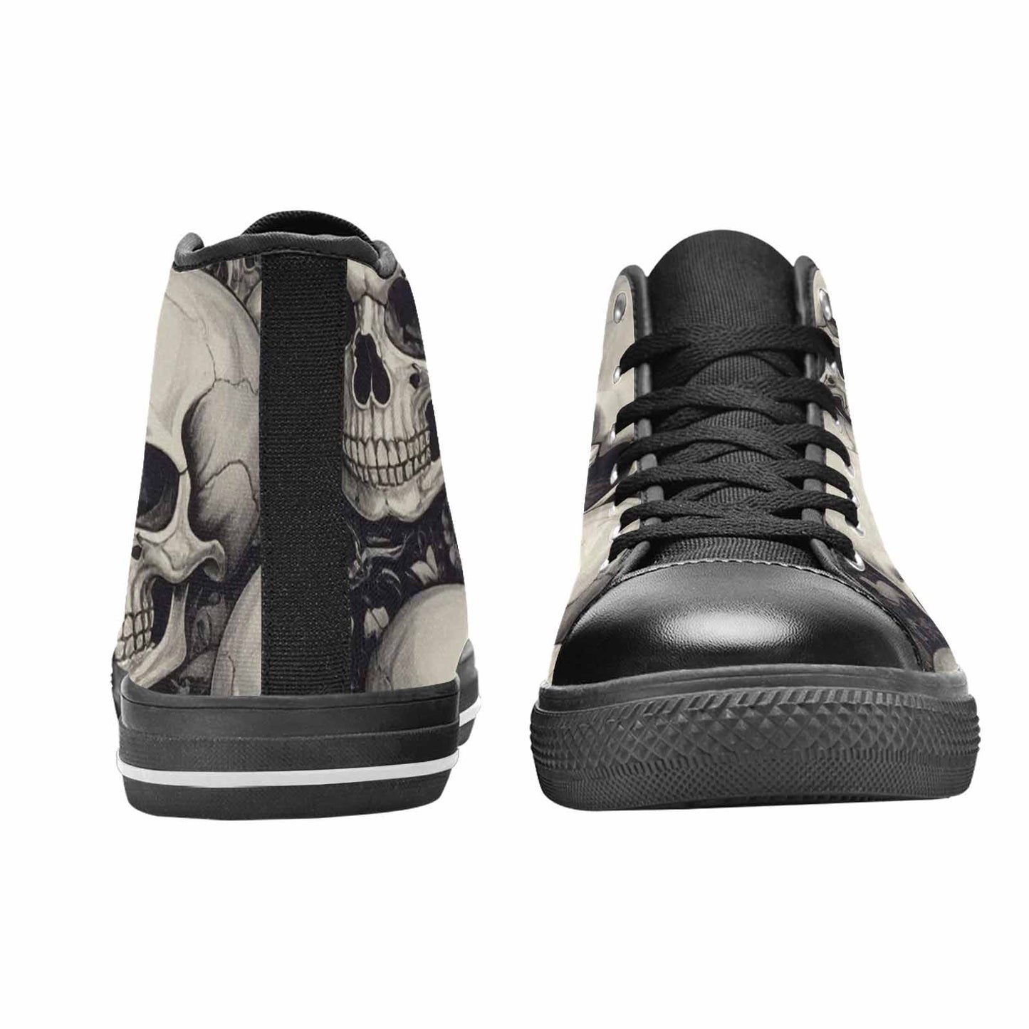 MEN'S Skulls - Classic High Top Canvas Wallpaper Art Custom Sneakers