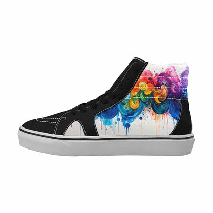 MEN'S Tie High Top Canvas Grunge Shoes