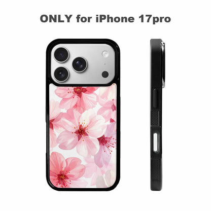 iPhone 17 Pro Case — Japanese Cherry Blossom Pattern Sakura Floral, Custom Print Case Cover
