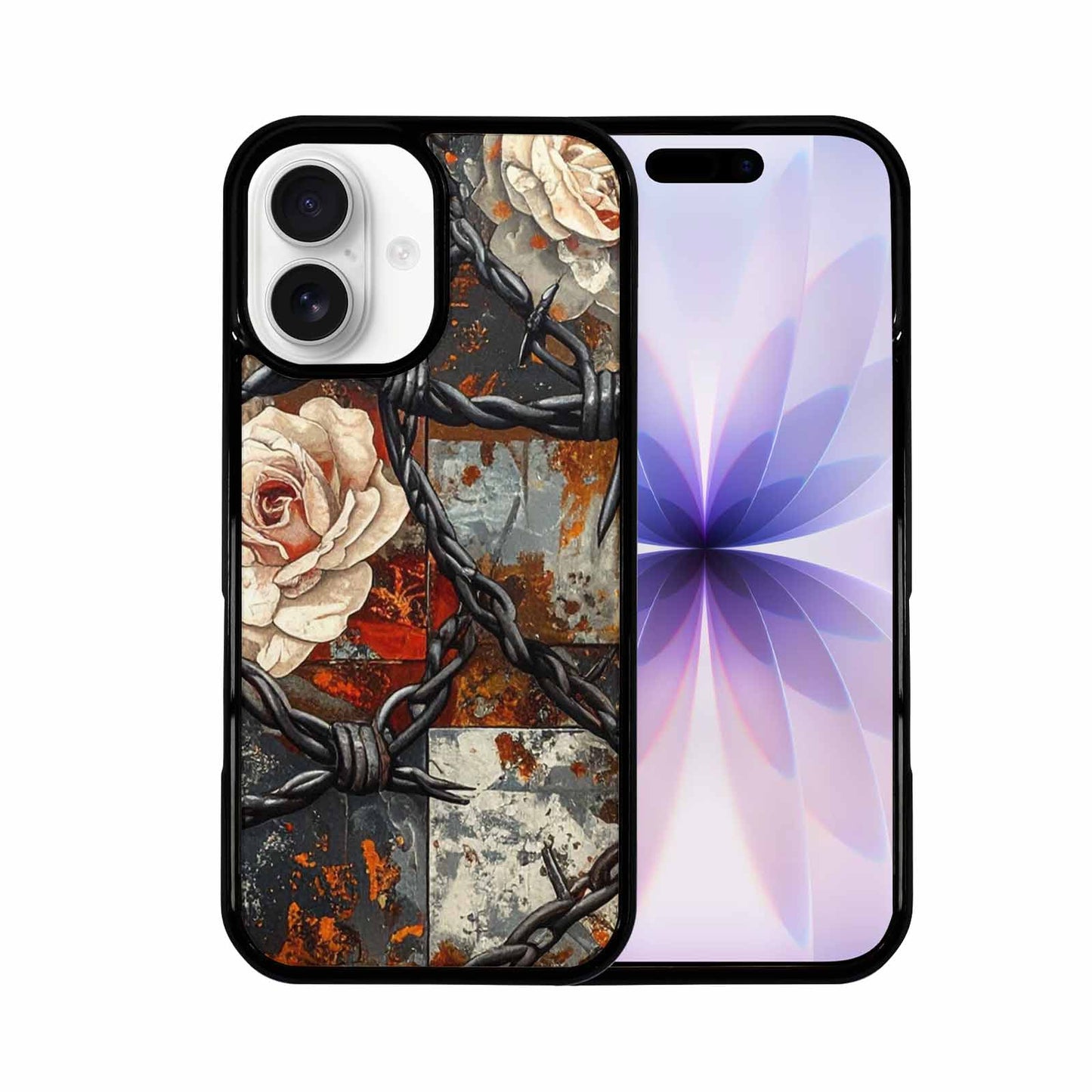 iPhone 17 Case — Small Barbed Wire And Original Art, Custom Printed Phone Case
