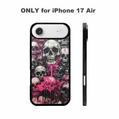 iPhone 17 Air Case — Black Pink Ink Rainbow From Gothic, Customized Protective Case