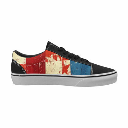 MEN'S American Flag Stars Canvas Lace-Up Dreamcore Custom Sneakers
