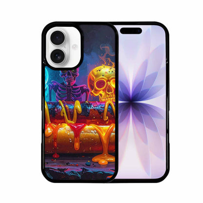 iPhone 17 Case — Toxic Skeleton Hot Dog Original Art, Original Design Phone Case