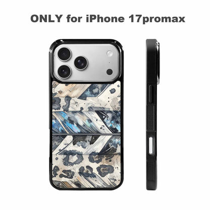 iPhone 17 Pro Max Case — Iridescent Leopard Print Animal Print, Original Design Phone Case
