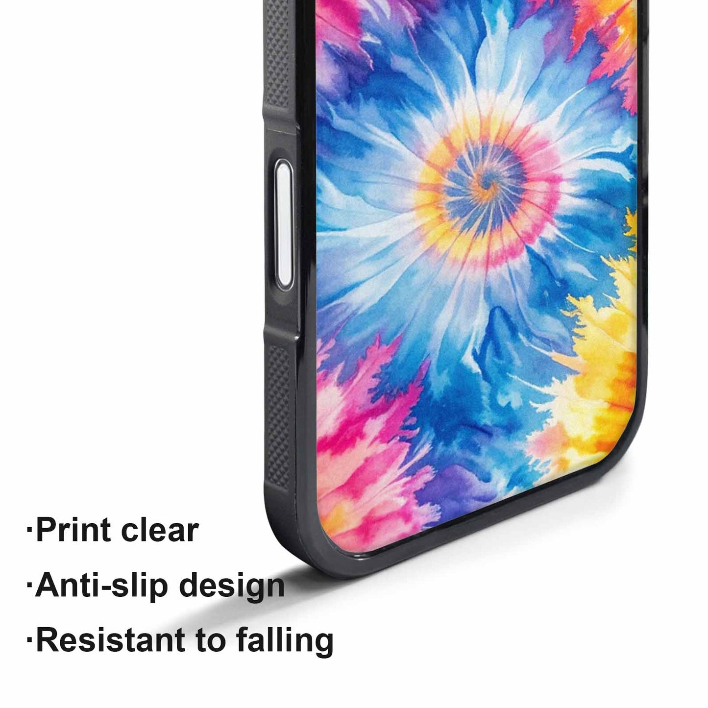 iPhone 17 Air Case — Small Tie Dye Swirl Pattern Tie, Customized Protective Case