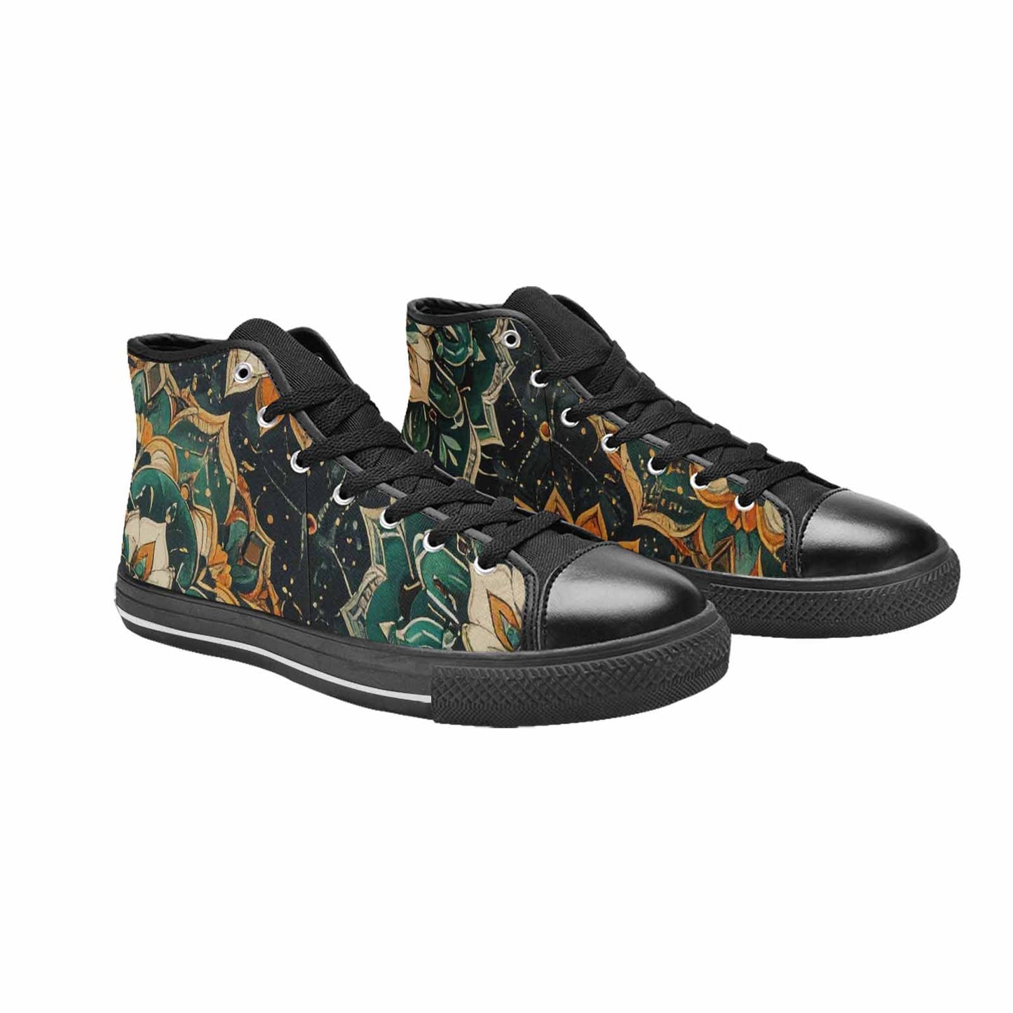 WOMEN'S Mandala High Top Canvas Dreamcore Sneakers